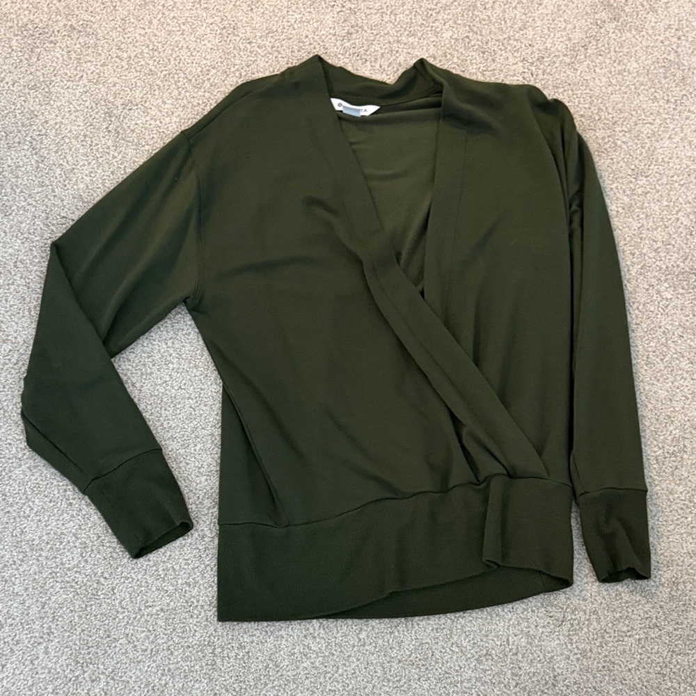 Athleta Faux Wrap Top